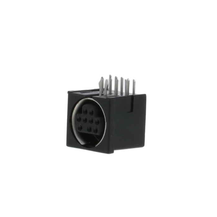KMDGX-9S-N by Kycon, Inc. - CONNECTOR RECPT FMALE MINI DIN 9P SLDR