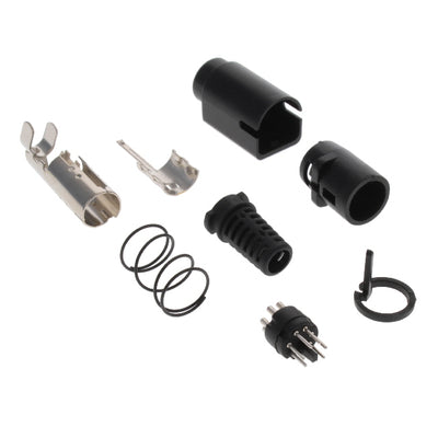 KMDLAX-6P by Kycon, Inc. - CONNECTOR PLUG MALE MINI DIN 6POS SLD