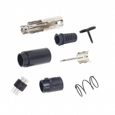KMDLAX-8P by Kycon, Inc. - CONNECTOR PLUG MALE MINI DIN 8POS SLD