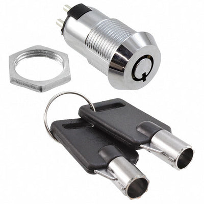 KO104A10001 by E-Switch - SWITCH KEYLOCK 2POS SPDT 3A 125V