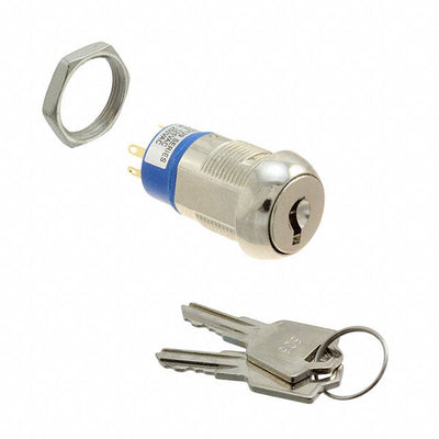 KO129B606 by E-Switch - SWITCH KEYLOCK 3POS SP3T 4A 125V