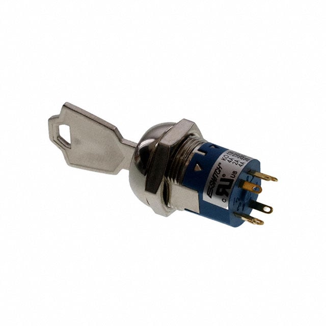 KO130OA126 by E-Switch - SWITCH KEYLOCK 2POS DPDT 4A 125V