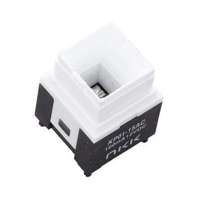 KP0115ACBKG03RGBP by NKK Switches - SWITCH PB MINI ILLUMINATED RGB