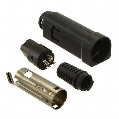 KPJX-CM-4S by Kycon, Inc. - CONNECTOR RECPT FMALE 4POS SOLDER CUP
