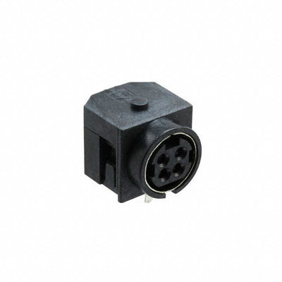 KPJXHT-4S by Kycon, Inc. - CONNECTOR JACK FMALE 4POS TIN SOLDER