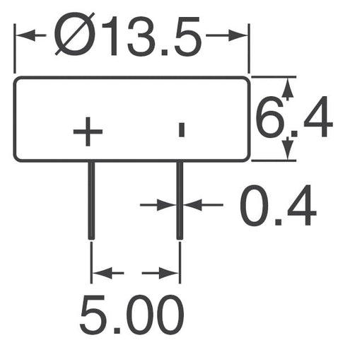 KR-5R5C104H-R by Eaton - Electronics Division - CAP 100MF -20% +80% 5.5V T/H
