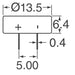 KR-5R5C104H-R by Eaton - Electronics Division - CAP 100MF -20% +80% 5.5V T/H