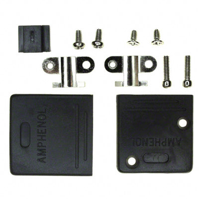 L171370 by Amphenol ICC (Commercial Products) - CONNECTOR BACKSHELL 9POS 180DEG BLACK