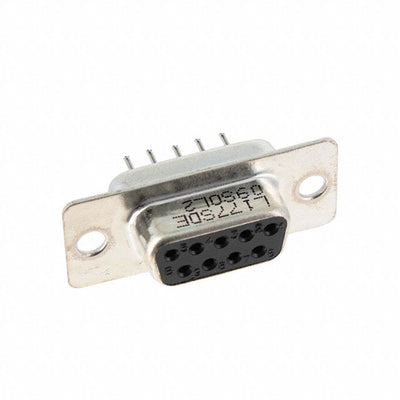 L177SDE09SOL2 by Amphenol ICC (Commercial Products) - CONNECTOR D-SUB RCPT 9POS VERT SLDR