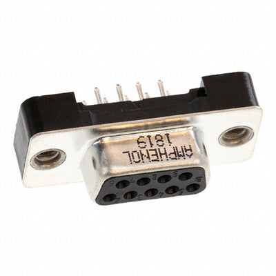 L177TSEG09SOL2RM5 by Amphenol ICC (Commercial Products) - CONNECTOR D-SUB RCPT 9POS VERT SLDR