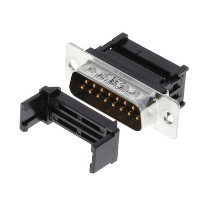 L17DAFRA15PC309 by Amphenol ICC (Commercial Products) - CONNECTOR D-SUB PLUG 15POS IDC