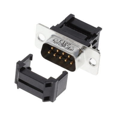 L17DEFRA09PC309 by Amphenol ICC (Commercial Products) - CONNECTOR D-SUB PLUG 9POS IDC