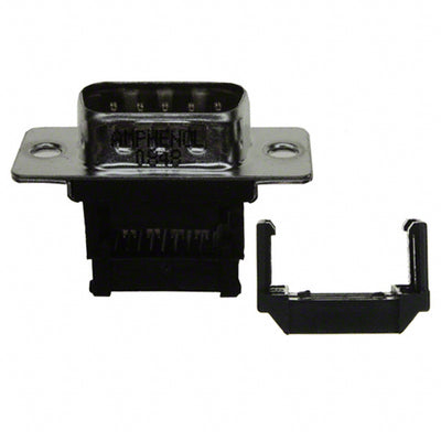 L17DEFRA09P by Amphenol ICC (Commercial Products) - CONNECTOR D-SUB PLUG 9POS IDC