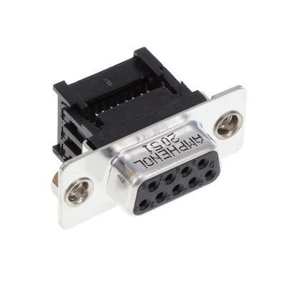 L17DEFRBA09S by Amphenol ICC (Commercial Products) - CONNECTOR D-SUB RCPT 9POS IDC