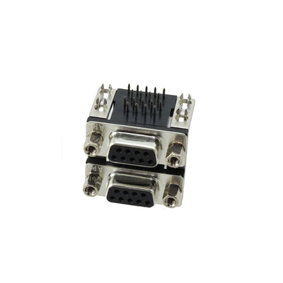 L17H1220131 by Amphenol ICC (Commercial Products) - CONNECTOR D-SUB RCPT 9POS R/A SLDR