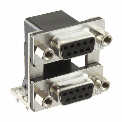 L17H2220131 by Amphenol ICC (Commercial Products) - CONNECTOR D-SUB RCPT 9POS R/A SLDR