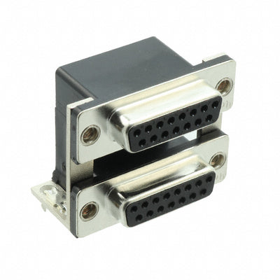 L17H2442120 by Amphenol ICC (Commercial Products) - CONNECTOR D-SUB RCPT 15POS R/A SLDR