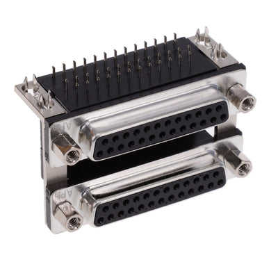 L17H2660131 by Amphenol ICC (Commercial Products) - CONNECTOR D-SUB RCPT 25POS R/A SLDR