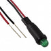 L59D-G24-W by Visual Communications Company - VCC - IND LIGHT SNAPFIT 1/4"" GRN DIFF