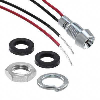 L60D-A5-W by Visual Communications Company - VCC - PMI 5.9MM 583NM AMB 5V WT 6"" LD
