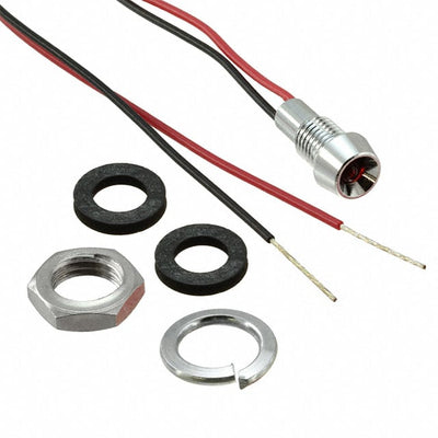 L60D-R28-W by Visual Communications Company - VCC - PMI 5.9MM 635NM RED 28V WT 6"" LD