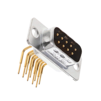 L717DFE09P1AON by Amphenol ICC (Commercial Products) - CONNECTOR D-SUB PLUG 9POS R/A SLDR