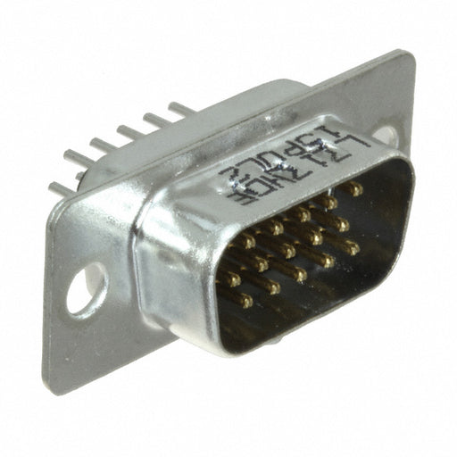 L717HDE15POL2 by Amphenol ICC (Commercial Products) - CONNECTOR D-SUB HD PLUG 15P VERT SLDR