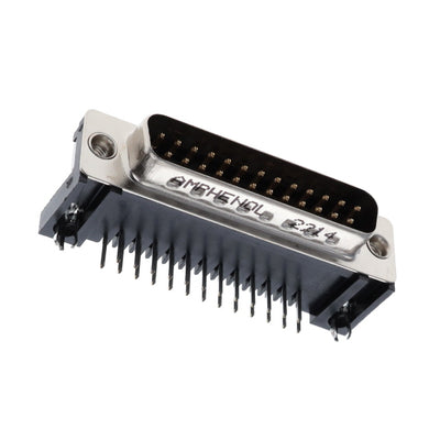 L717SDB25P1ACH3R by Amphenol ICC (Commercial Products) - CONNECTOR D-SUB PLUG 25POS R/A SLDR