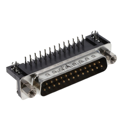 L717SDB25PA4CH3R by Amphenol ICC (Commercial Products) - CONNECTOR D-SUB PLUG 25POS R/A SLDR
