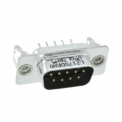 L717SDEH09POL2RM5 by Amphenol ICC (Commercial Products) - CONNECTOR D-SUB PLUG 9POS VERT SLDR