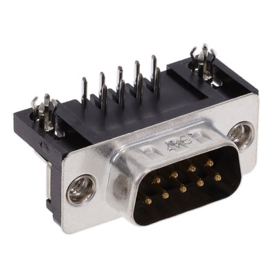 L777SDE09PA4CH4R by Amphenol ICC (Commercial Products) - CONNECTOR D-SUB PLUG 9POS R/A SLDR