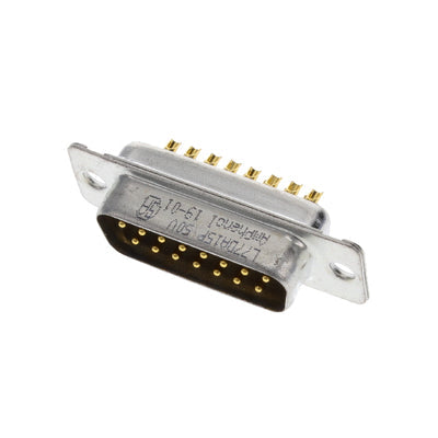 L77DA15P by Amphenol ICC (Commercial Products) - CONNECTOR D-SUB PLUG 15POS SLDR CUP