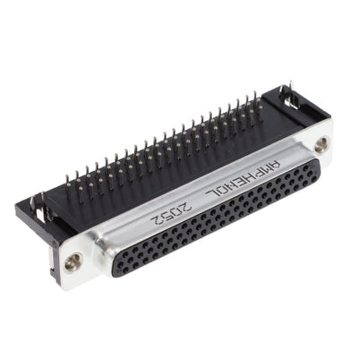 L77HDC62SD1CH4R by Amphenol ICC (Commercial Products) - CONNECTOR D-SUB HD RCPT 62P R/A SLDR