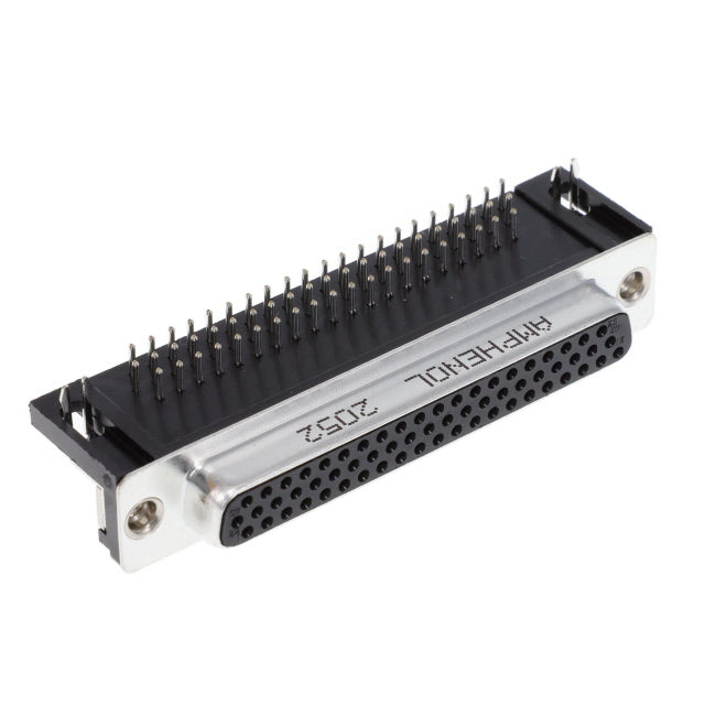 L77HDC62SD1CH4R by Amphenol ICC (Commercial Products) - CONNECTOR D-SUB HD RCPT 62P R/A SLDR