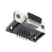 L77HDE15SD1CH4RC309 by Amphenol ICC (Commercial Products) - CONNECTOR D-SUB HD RCPT 15P R/A SLDR