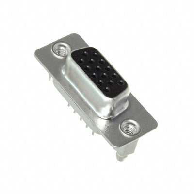 L77HDEH15SOL2RM5 by Amphenol ICC (Commercial Products) - CONNECTOR D-SUB HD RCPT 15P VERT SLDR