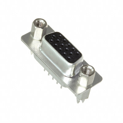 L77HDEH15SOL2RM832 by Amphenol ICC (Commercial Products) - CONNECTOR D-SUB HD RCPT 15P VERT SLDR