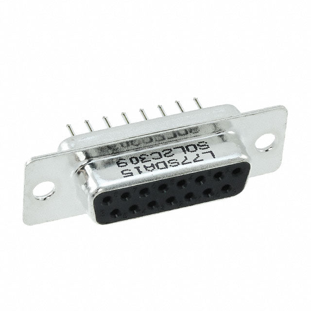 L77SDA15SOL2C309 by Amphenol ICC (Commercial Products) - CONNECTOR D-SUB RCPT 15POS VERT SLDR
