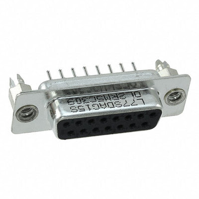 L77SDAG15SOL2RM5 by Amphenol ICC (Commercial Products) - CONNECTOR D-SUB RCPT 15POS VERT SLDR