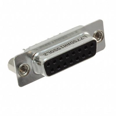 L77SDAH15SOL2 by Amphenol ICC (Commercial Products) - CONNECTOR D-SUB RCPT 15POS VERT SLDR