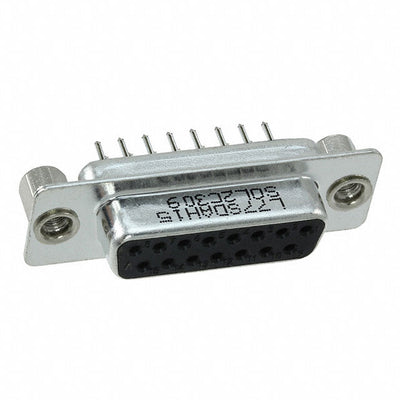 L77SDAH15SOL2C309 by Amphenol ICC (Commercial Products) - CONNECTOR D-SUB RCPT 15POS VERT SLDR