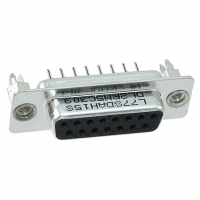L77SDAH15SOL2RM5C309 by Amphenol ICC (Commercial Products) - CONNECTOR D-SUB RCPT 15POS VERT SLDR