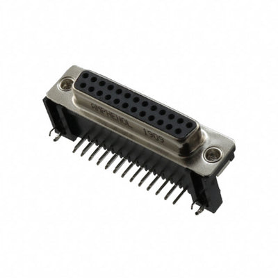 L77SDB25S1ACH4R by Amphenol ICC (Commercial Products) - CONNECTOR D-SUB RCPT 25POS R/A SLDR