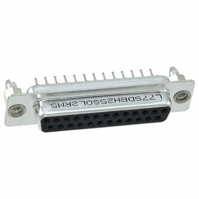 L77SDBH25SOL2RM5 by Amphenol ICC (Commercial Products) - CONNECTOR D-SUB RCPT 25POS VERT SLDR