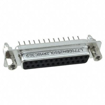 L77SDBH25SOL2RM8C309 by Amphenol ICC (Commercial Products) - CONNECTOR D-SUB RCPT 25POS VERT SLDR