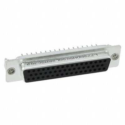 L77SDDH50SOL2RM5C309 by Amphenol ICC (Commercial Products) - CONNECTOR D-SUB RCPT 50POS VERT SLDR