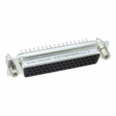L77SDDH50SOL2RM8C309 by Amphenol ICC (Commercial Products) - CONNECTOR D-SUB RCPT 50POS VERT SLDR