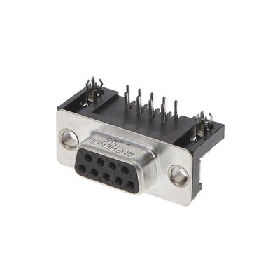 L77SDE09SA4CH by Amphenol ICC (Commercial Products) - CONNECTOR D-SUB RCPT 9POS R/A SLDR