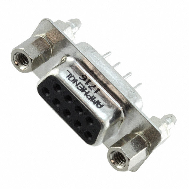 L77SDEH09SOL2RM8 by Amphenol ICC (Commercial Products) - CONNECTOR D-SUB RCPT 9POS VERT SLDR