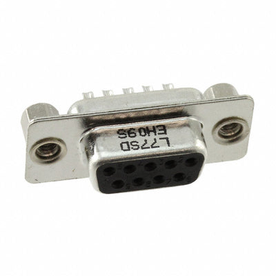 L77SDEH09S by Amphenol ICC (Commercial Products) - CONNECTOR D-SUB RCPT 9POS SLDR CUP